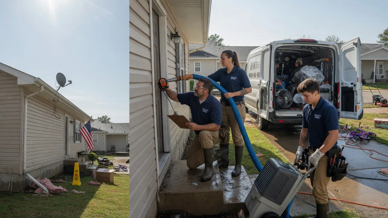 Ceiling Water Damage Restoration in Newark, AR near me